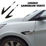 Aksefuar Lazer Peugeot Grubu ile Uyumlu Pleksi Çamurluk Venti Parlak Siyah (Sağ - Sol Takım)