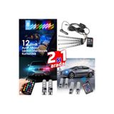 Aksefuar Lazer Renault Megane 4 12 Ledli Ayak Altı + Kumandalı Park Ledi