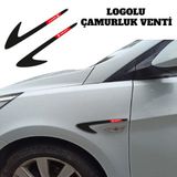 Aksefuar Lazer Seat Grubu ile Uyumlu Pleksi Çamurluk Venti Parlak Siyah (Sağ - Sol Takım)