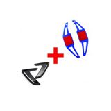Aksefuar Lazer Seat Ibiza Uyumlu F1 Kulakçık Pedal Shift Mavi Ve Çamurluk Vent Siyah