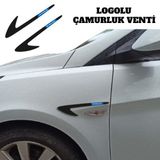 Aksefuar Lazer Volkswagen Grubu ile Uyumlu Pleksi Çamurluk Venti Parlak Siyah (Sağ - Sol Takım)