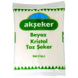 Akşeker 2 kg Beyaz Kristal Toz Şeker