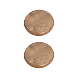 aksenbirstore Ahşap Tekerlekli Saksı Damacana Tüp Altlığı 30 Cm-2 Adet