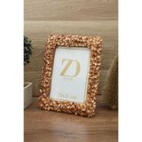 Aksesuar ZD Store 15x21 Lüks Fotoğraf Çerçevesi Çiçek Desenli
