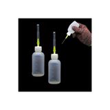 Aksesuarcı 2 Adet 50ML Makine Yağı Yağlama Lehim Akı Sıvı Tutkal Alkol Şişesi Çok Amaçlı Şırıngalı Plastik Şişe