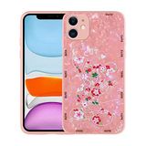 Aksesuarcim Apple ile Uyumlu iPhone 11 Kılıf Desenli Parlak Sert Silikon Kapak Mumila Pink Mouse