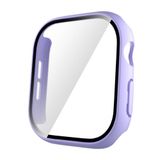 Aksesuarcim Apple ile Uyumlu Watch 10 42mm Ekran Koruyucu Darbe Korumalı Kasa Koruma Gard35 Mor