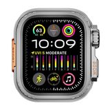 Aksesuarcim Apple ile Uyumlu Watch 44mm to Watch Ultra 49mm Kasa Dönüştürücü Kasa Koruma Gard33 Gri