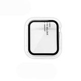 Aksesuarcim Apple ile Uyumlu Watch 7 41mm Ekran Koruyucu Darbe Korumalı Kasa Koruma Gard07 Renksiz