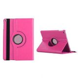 Aksesuarcim Apple iPad 2 3 4 ile Uyumlu Kılıfı Suni Deri 2 Farklı Stand Olabilen Darbe Korumalı 360 Dönebilen Tablet Kılıfı Pembe Koyu
