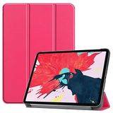 Aksesuarcim Apple iPad Air 11 2024 ile Uyumlu Kılıf 2 Farklı Stand Olabilen Arka Kısım Şeffaf Sert Silikon İnce Hafif Tablet Kılıfı Pembe
