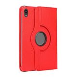 Aksesuarcim Apple iPad Mini 2021 (6.Nesil) ile Uyumlu Kılıfı Suni Deri 2 Farklı Stand Olabilen Darbe Korumalı 360 Dönebilen Tablet Kılıfı Kırmızı