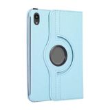 Aksesuarcim Apple iPad Mini 2021 (6.Nesil) ile Uyumlu Kılıfı Suni Deri 2 Farklı Stand Olabilen Darbe Korumalı 360 Dönebilen Tablet Kılıfı Mavi