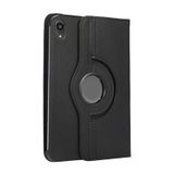 Aksesuarcim Apple iPad Mini 2021 (6.Nesil) ile Uyumlu Kılıfı Suni Deri 2 Farklı Stand Olabilen Darbe Korumalı 360 Dönebilen Tablet Kılıfı Siyah