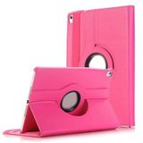 Aksesuarcim Apple iPad Mini 4 ile Uyumlu Kılıfı Suni Deri 2 Farklı Stand Olabilen Darbe Korumalı 360 Dönebilen Tablet Kılıfı Pembe Koyu