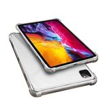 Aksesuarcim Apple iPad Pro 12.9 2020 (4.Nesil) ile Uyumlu Kılıf Şeffaf Silikon Darbe Korumalı Kenar Kısımları Airbagli İnce Tablet Kılıfı Nitro Renksiz
