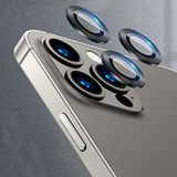Aksesuarcim Apple iPhone 11 Pro Max ile Uyumlu Kamera Lens Koruyucu Cam Koyu Gri