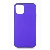 Aksesuarcim Apple iPhone 12 Pro Max ile Uyumlu Kılıfı Silikon Pastel Renkli Mat Esnek İnce Kapak Prem Saks Mavi