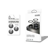 Aksesuarcim Apple iPhone 17 Pro Max ile Uyumlu Safir Kamera Lens Koruyucusu Mat Parmak İzi Bırakmayan Koruma Kolay Takma Aparatlı Titanyum-Gümüş
