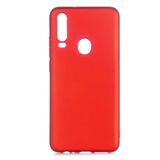 Aksesuarcim General Mobile GM 20 Pro ile Uyumlu Kılıfı Silikon Pastel Renkli Mat Esnek İnce Kapak Prem Kırmızı