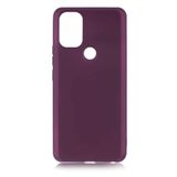 Aksesuarcim General Mobile GM 21 Pro ile Uyumlu Kılıfı Silikon Pastel Renkli Mat Esnek İnce Kapak Prem Mürdüm