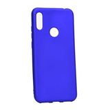Aksesuarcim Huawei Honor 8A ile Uyumlu Kılıfı Silikon Pastel Renkli Mat Esnek İnce Kapak Prem Saks Mavi