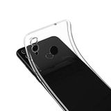 Aksesuarcim Huawei Honor 8C ile Uyumlu Kılıfı Şeffaf Esnek Yumuşak İnce Silikon Kapak Süper Renksiz