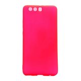 Aksesuarcim Huawei P10 Lite ile Uyumlu Kılıfı Silikon Pastel Renkli Mat Esnek İnce Kapak Prem Pembe