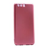 Aksesuarcim Huawei P10 Lite ile Uyumlu Kılıfı Silikon Pastel Renkli Mat Esnek İnce Kapak Prem Rose Gold