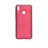 Aksesuarcim Huawei Y7 Prime 2019 ile Uyumlu Kılıfı Silikon Pastel Renkli Mat Esnek İnce Kapak Prem Mürdüm