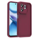 Aksesuarcim İnfinix Smart 9 Kılıf Silikon Kamera ve Darbe Korumalı Kapak Anas Mürdüm