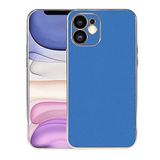 Aksesuarcim iPhone 11 Kılıf Silikon Kamera Korumalı Esnek Viyan Kapak Saks Mavi