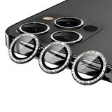 Aksesuarcim iPhone 11 Pro Kamera Lensi Koruyucu Cam Taşlı Siyah