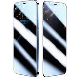 Aksesuarcim iPhone 14 Plus Mat Hayalet Ekran Koruyucu Cam Tam Kaplayan FitHardMatPri Siyah