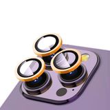 Aksesuarcim iPhone 15 Pro Max Kamera Lens Koruyucu Mat Parmak İzi Bırakmayan Safir Turuncu
