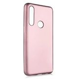 Aksesuarcim Oppo A31 ile Uyumlu Kılıfı Silikon Pastel Renkli Mat Esnek İnce Kapak Prem Rose Gold