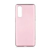 Aksesuarcim Oppo Reno 3 Pro 5G ile Uyumlu Kılıfı Silikon Pastel Renkli Mat Esnek İnce Kapak Prem Rose Gold