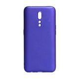 Aksesuarcim Oppo Reno Z ile Uyumlu Kılıfı Silikon Pastel Renkli Mat Esnek İnce Kapak Prem Saks Mavi