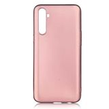 Aksesuarcim Realme 6 Pro ile Uyumlu Kılıfı Silikon Pastel Renkli Mat Esnek İnce Kapak Prem Rose Gold