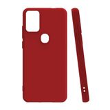 Aksesuarcim Reeder P13 Blue Max Pro ile Uyumlu Silikon Kılıf Mat Pastel Renkli Parmak İzi Bırakmayan Yumuşak Kapak Biy Kırmızı