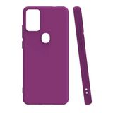 Aksesuarcim Reeder P13 Blue Max Pro ile Uyumlu Silikon Kılıf Mat Pastel Renkli Parmak İzi Bırakmayan Yumuşak Kapak Biy Mor