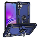 Aksesuarcim Samsung Galaxy A05 ile Uyumlu Kılıf Silikon Yüzük Standlı Araç Tutucu için Mıknatıslı Darbe Karşı Dayanıklı Koruma Tank İnce Kap Vega Lacivert