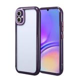 Aksesuarcim Samsung Galaxy A05 Kılıf Silikon Kamera Korumalı Çerçeve Tasarımlı Kapak Vitam Derin Mor
