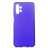 Aksesuarcim Samsung Galaxy A13 4G ile Uyumlu Kılıfı Silikon Pastel Renkli Mat Esnek İnce Kapak Prem Saks Mavi