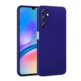 Aksesuarcim Samsung Galaxy A17 ile Uyumlu Kılıfı Silikon Pastel Renkli Mat Esnek İnce Kapak Prem Saks Mavi