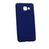 Aksesuarcim Samsung Galaxy A3 2016 ile Uyumlu Kılıfı Silikon Pastel Renkli Mat Esnek İnce Kapak Prem Lacivert