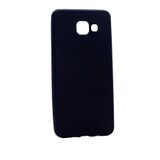 Aksesuarcim Samsung Galaxy A3 2016 ile Uyumlu Kılıfı Silikon Pastel Renkli Mat Esnek İnce Kapak Prem Siyah