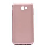 Aksesuarcim Samsung Galaxy A3 2017 ile Uyumlu Kılıfı Silikon Pastel Renkli Mat Esnek İnce Kapak Prem Rose Gold