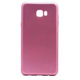 Aksesuarcim Samsung Galaxy C9 Pro ile Uyumlu Kılıfı Silikon Pastel Renkli Mat Esnek İnce Kapak Prem Rose Gold