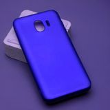 Aksesuarcim Samsung Galaxy J4 ile Uyumlu Kılıfı Silikon Pastel Renkli Mat Esnek İnce Kapak Prem Saks Mavi